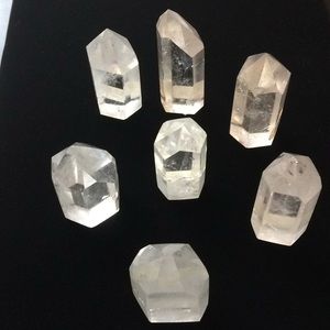 5/$25 or $10 each Clear Quartz 6 sided Obelisk